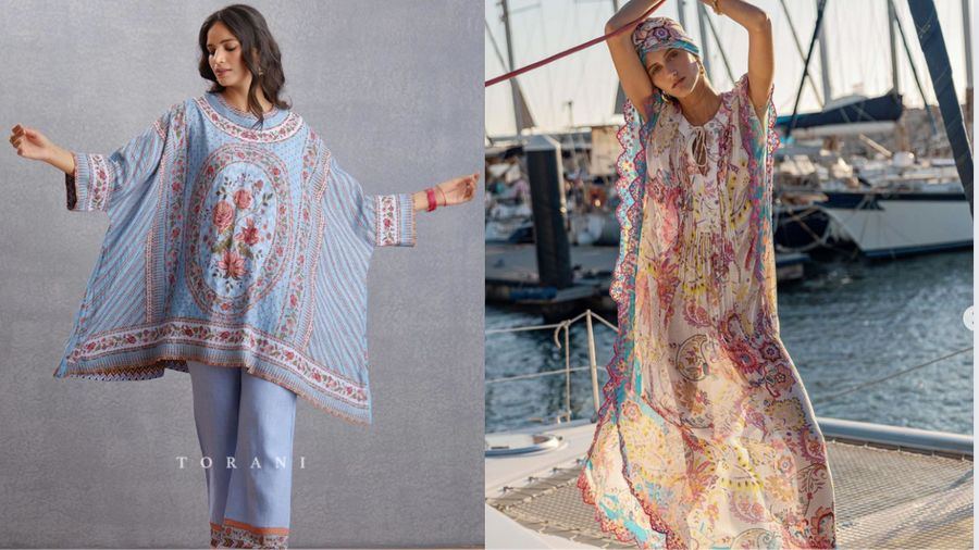 Kaftans from Torani, and Hemant and Nandita