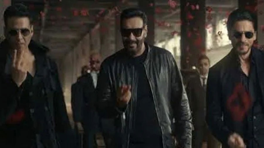 Akshay Kumar, Ajay Devgn and Shah Rukh Khan