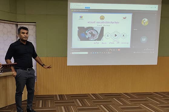 Tamil Nadu National Health Mission director Darez Ahamed launched the VR Tools developed by IIT Madras.   