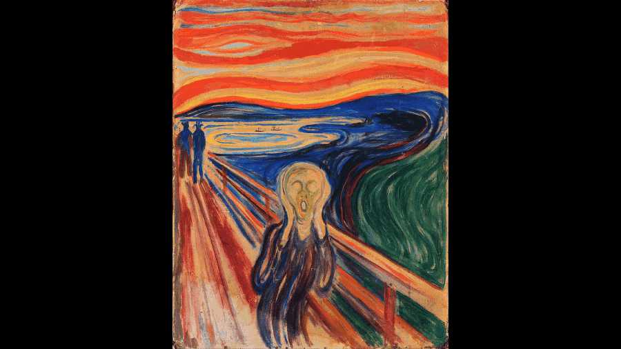The Scream by Edvard Munch, 1910 