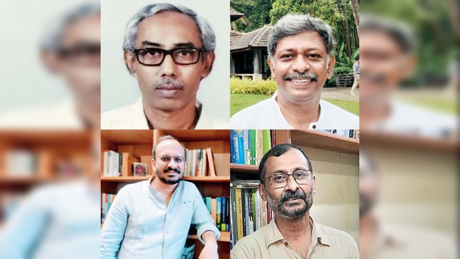 (Clockwise from top left) Amlan Biswas, N.S. Gundur, Venkateswar Ramaswamy and Rahul Sarwate