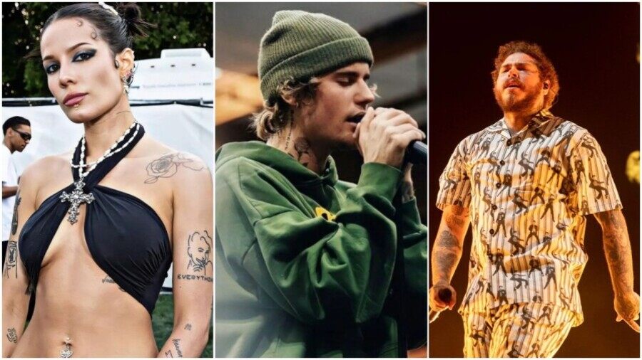 Halsey, Justin Bieber and Post Malone are scheduled to perform in Asia this year 