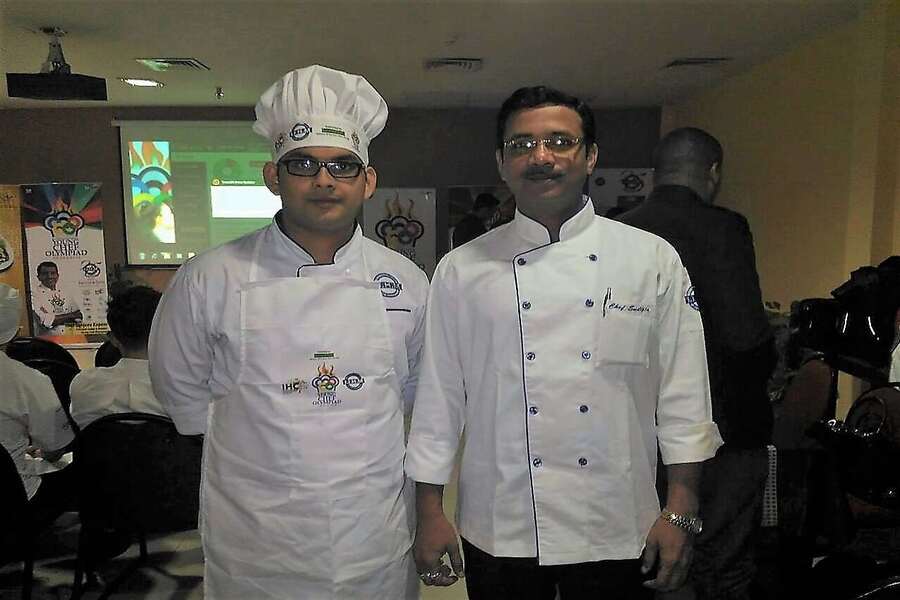 CHEF SUDIPTA MAZUMDER (INDIA): “India’s pavilion features local Bengali specialties with a focus on northern Bengali delicacies. A few dishes that have British and Chinese influences are also on our menu,” said chef Sudipta Mazumder (right), senior lecturer and kitchen project consultant at IIHM, Kolkata, who’s heading India’s pavilion