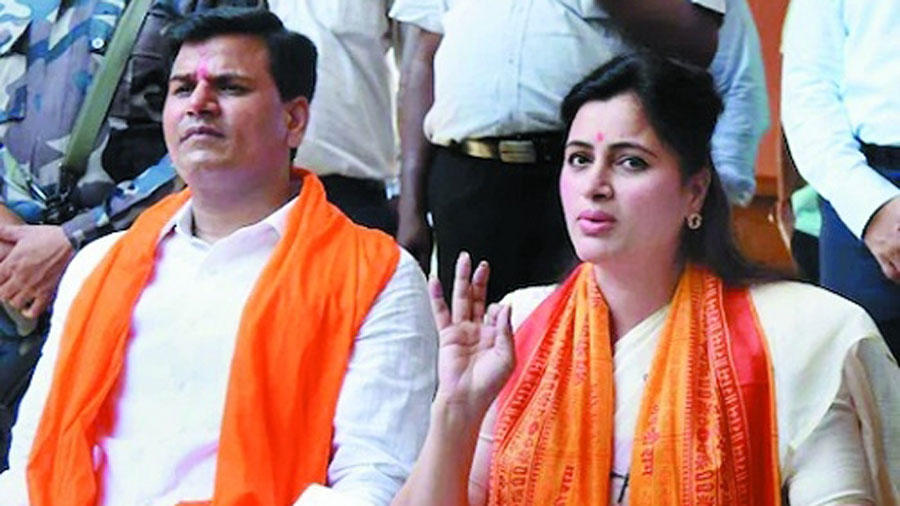 MP Navneet Rana and her MLA-husband Ravi Rana
