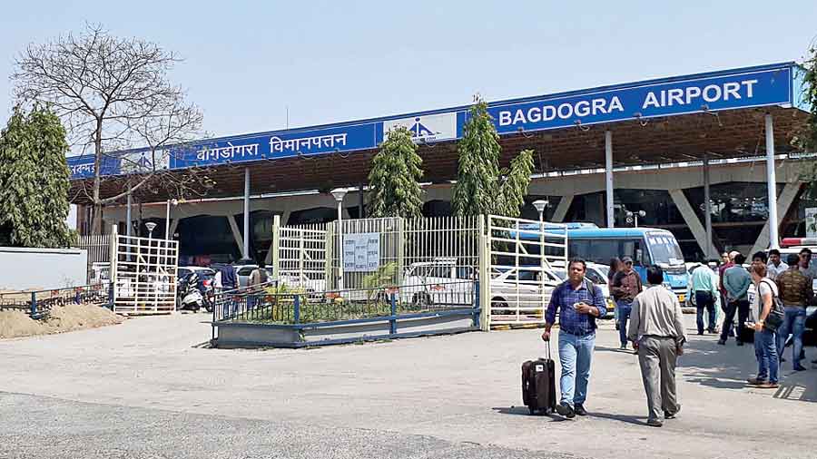 Bagdogra airport. 