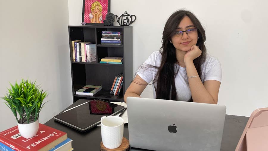 By not putting pressure on herself to create constantly, Saheli is able to come up with newer ideas for her content