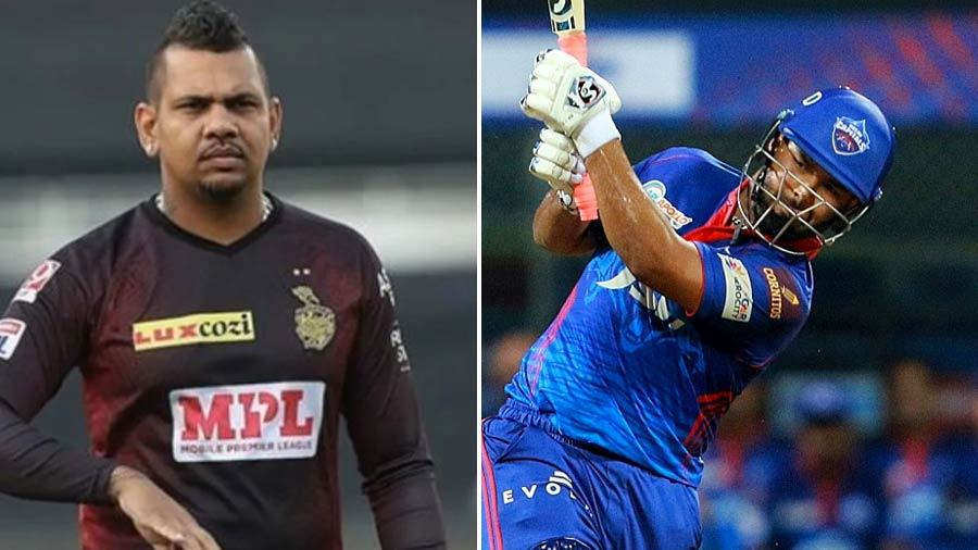  Sunil Narine has not troubled Rishabh Pant much in IPL encounters