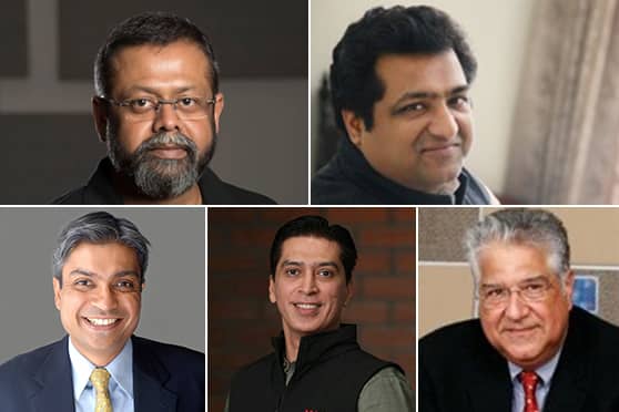(L-R, clockwise) Soumen Ray, Tushar Kansal, Arjun Malhotra, Shashank Randev and Sandeep Singhal.   