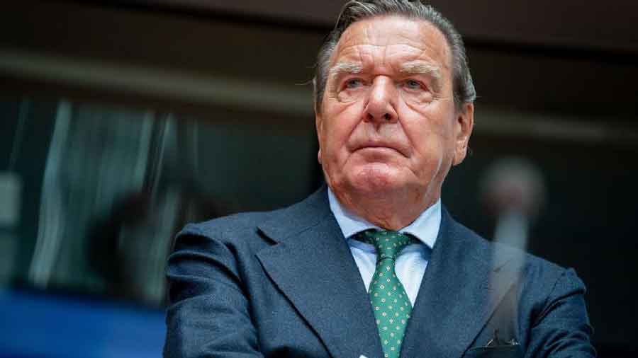 Schröder has resisted pressure to resign his positions, also arguing that, sooner or later, 'we will have to go back to dealing with Russia'