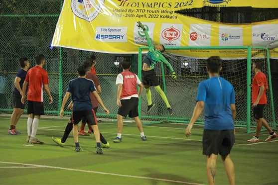 The game of basketball incited much energy among the participating teams.  