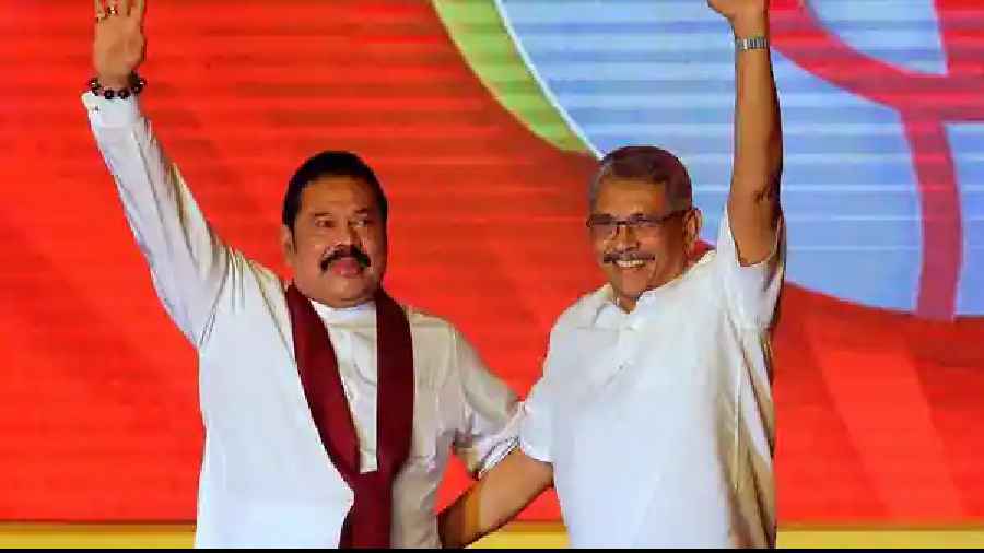 Smiles on the faces of the Rajapaksa brothers are now a thing of the past