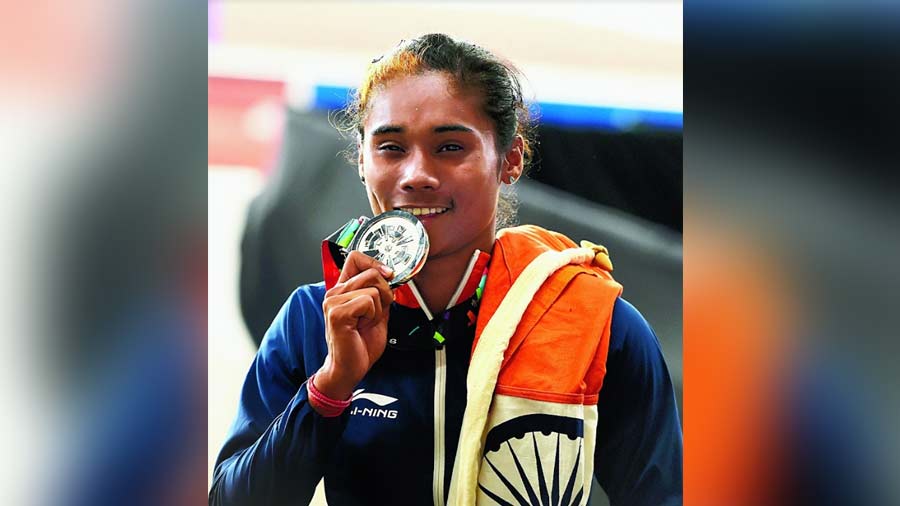 Hima credits her success in the mixed sprint race at the 2018 Asian Games to ‘amazing chemistry’ with her teammates