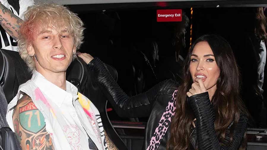 Asked about which body fluid of the other person they are yet to taste, Megan Fox and Machine Gun Kelly utter in unison: “The nectar of our souls” 