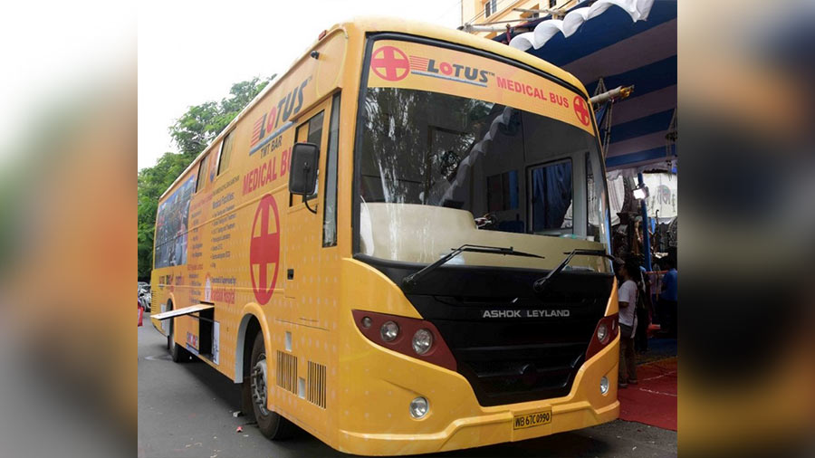 The Lotus TMT medical bus was launched on July 31