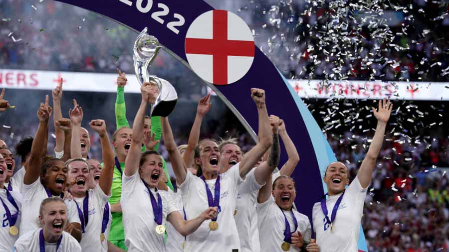 A 13-year-old football enthusiast was there at Wembley as the England women’s team beat their German counterparts to become European champions on Sunday