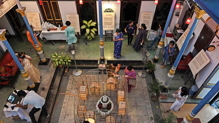 The exhibition titled ‘Tracing Sensory Heritage of Kolkata Streets’ was held at Kamala Palace, a heritage venue, on July 30 and 31