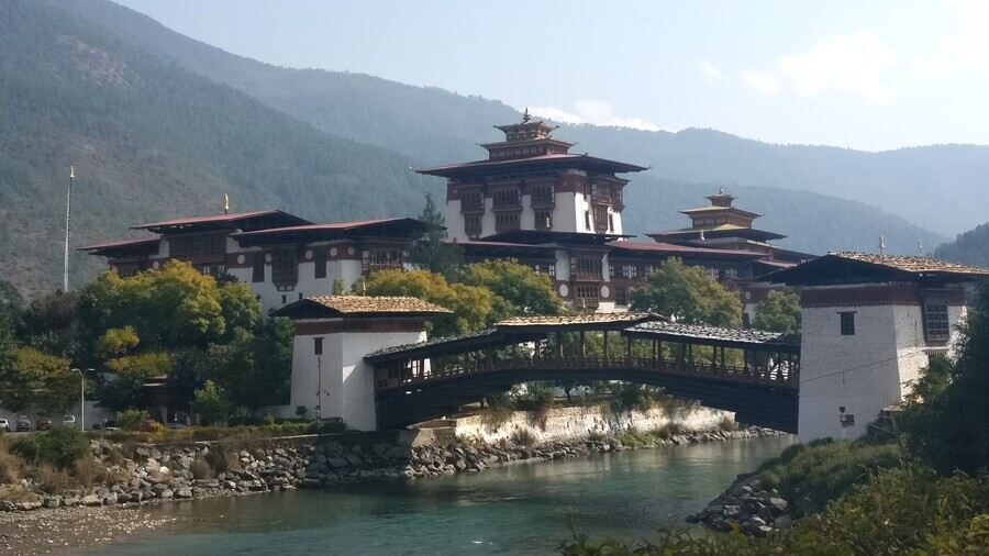 The King’s palace at Paro, one of the city’s most iconic sights