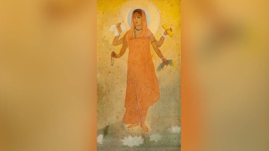 'Bharat Mata' by Abanindranath Tagore