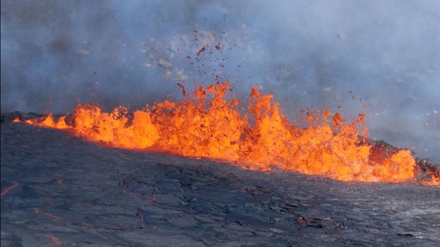 The Fagradalsfjall area drew tourists in 2021 with prolonged lava activity