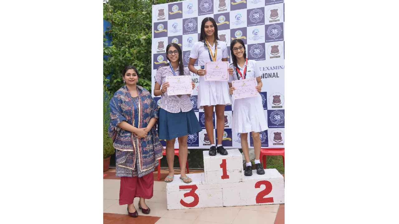 Winner of All Girls Swimming Competition 