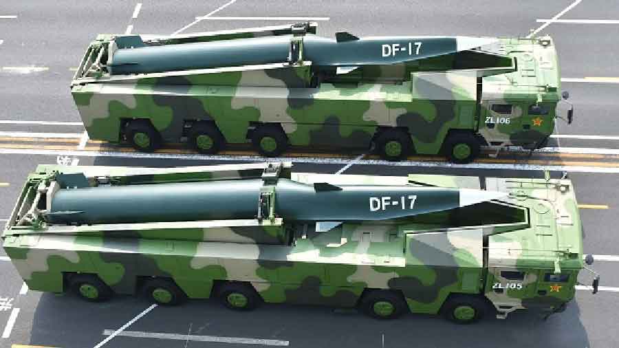 Long range artillery & DF-17 hypersonic missiles