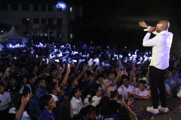 Benny Dayal at the final day of Youthopia'22