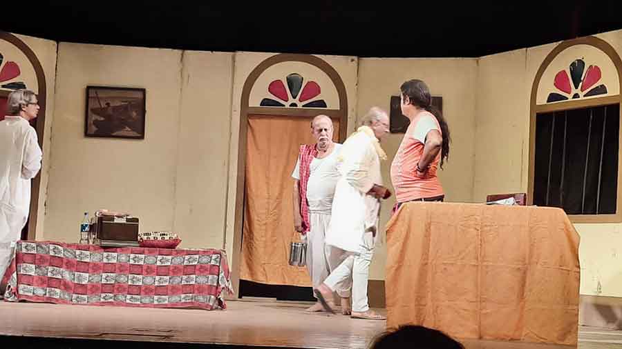 A scene from the play ‘Kalbaisakhi’