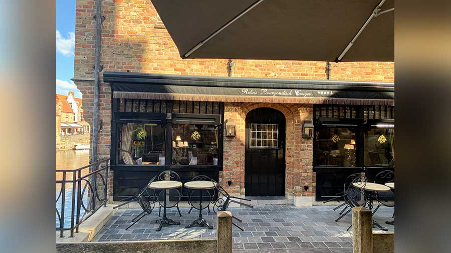 The shops looked rather empty in Bruges, the location for the film ‘In Bruges’