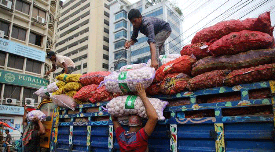 Soaring food and energy costs have inflated import costs and widened Bangladesh's current account deficit.