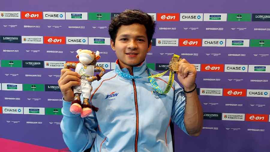 Jeremy Lalrinnunga's gold came in men's 67kg category weightlifting 
