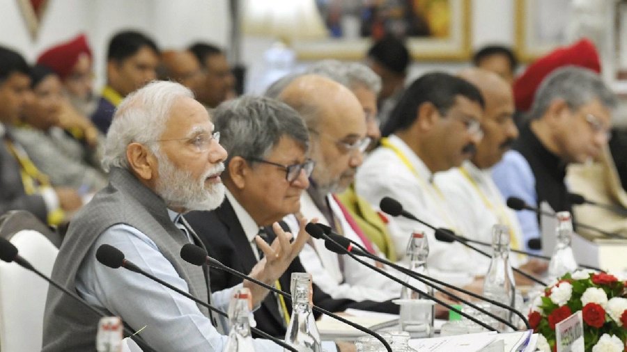 Prime Minister Narendra Modi chairs the 7th Governing Council meeting of NITI Aayog 