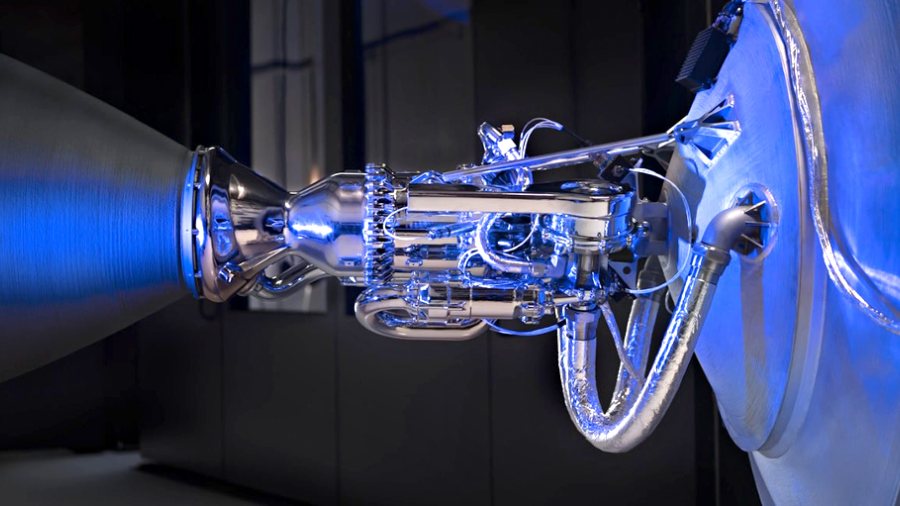 A 3D-printed rocket made by Relativity Space, a Los Angeles-based aerospace company in the US