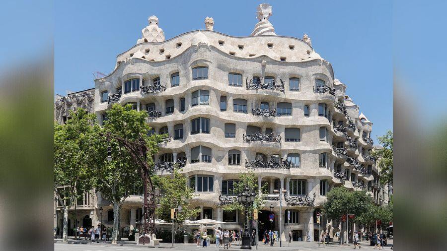 The stone facade earned Casa Milà the nickname 'La Pedrera' (Stone Quarry)