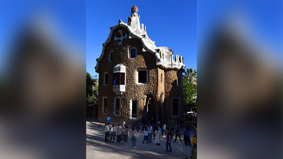 Only two houses in Park Güell were completed and one became Gaudi’s own residence