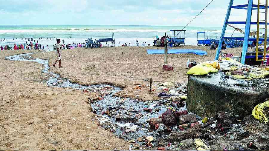 It has also cited instances of marine pollution — from a poorly functioning sewage treatment plant in Digha that is releasing polluted water into the sea and from the Veraval fishing harbour in Gujarat that is discharging untreated effluents into the sea.