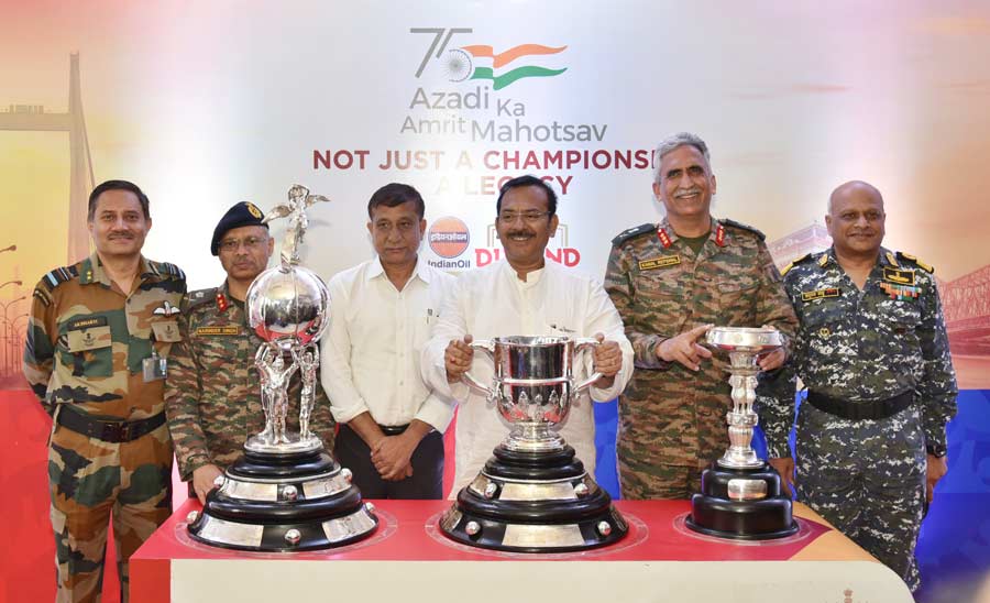 The inaugural press meet for the 131st Durand Cup was held at Fort William on Friday. West Bengal sports minister Arup Biswas was present at the event. The football tournament will start from August 16.