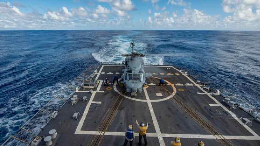 US navy has repeatedly conducted 'freedom of navigation' exercises as a way to undermine China's pretensions in the South China Sea