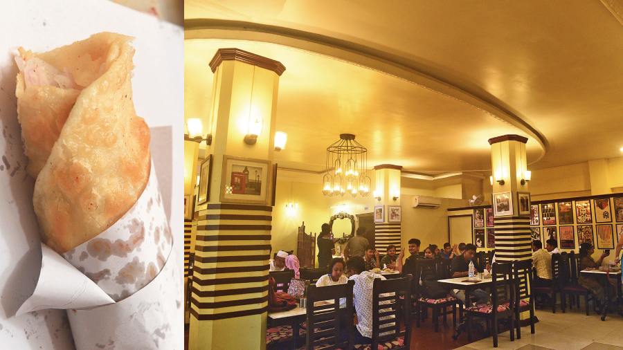 Nizam’s restaurant and its famous kathi roll