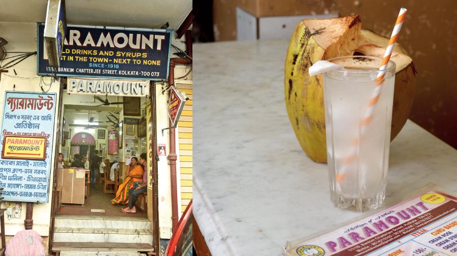 Sherbet shop Paramount in College Square and its famous Daab Sharbet