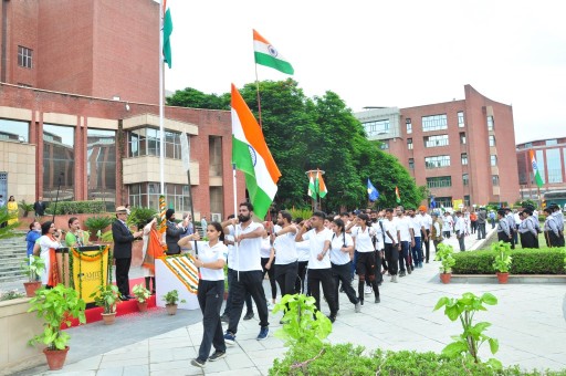 March Past by Student at Amity University
