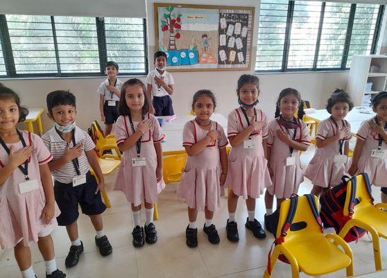 Children presented special performances, recited poems, sang songs and delivered great speeches honouring the country on the occasion of Independence Day at Sri Sri Academy 