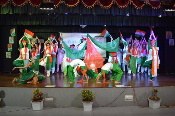  Students of B.D.M. International School put up a beautiful celebration of the 76th Independence Day, which started with the flag hoisting ceremony. The cultural programme started with encouraging speeches from the esteemed principal, Ms. Madhumita Sengupta, and chief guest, Mr. Amlan Chakrabortti, a chartered accountant and an eye witness to the momentous day in 1947 when India gained independence. This was followed by a stunning dance performance (Teen Rang) by the students of Std. IX to XII, a choral recitation of a Bengali poem, and a vibrant dance-drama on the theme of Youth- the Nation Builder.