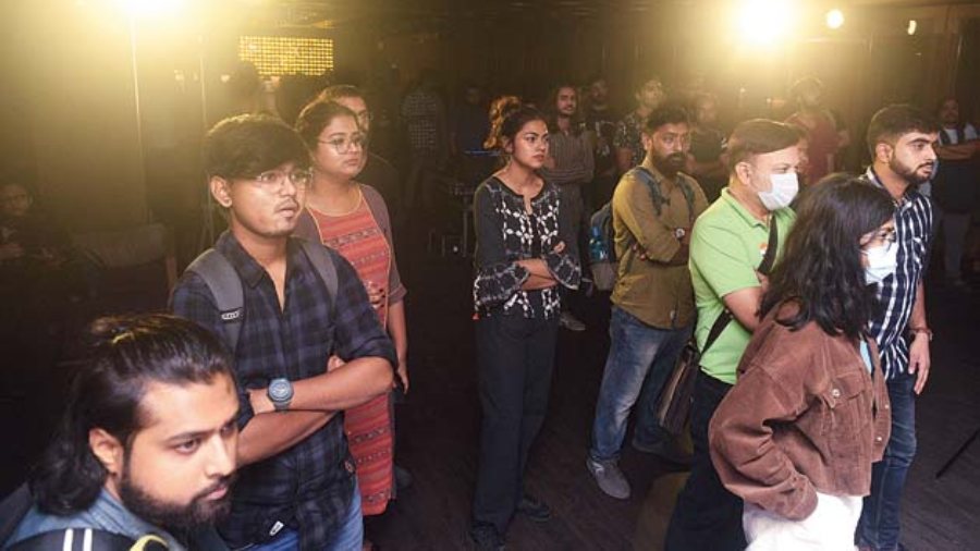 The crowd not only enjoyed watching the trio but had fun with the guest performers as well.