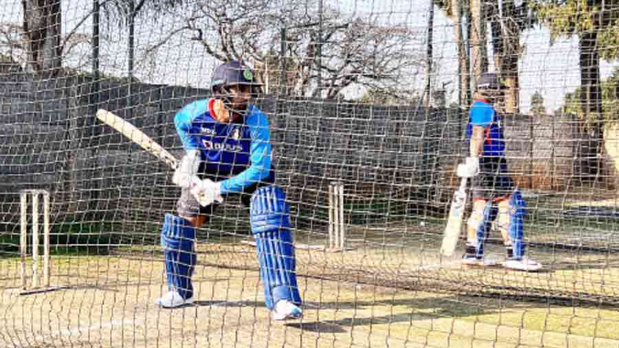 KL Rahul, India captain for the Zimbabwe series, at nets ahead of the first ODI in Harare on Thursday