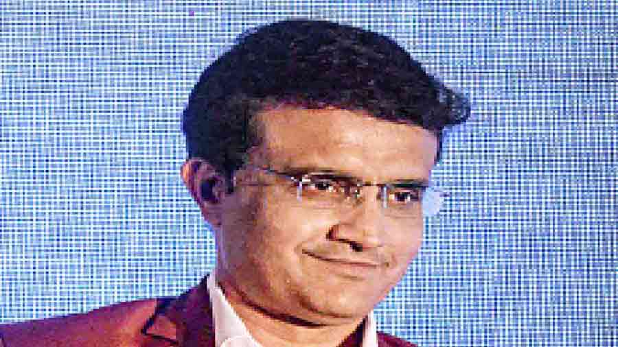 Sourav Ganguly during a programme at a city hotel on Wednesday