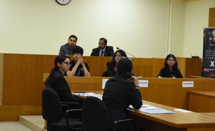 Judges in the Moot Court Hall