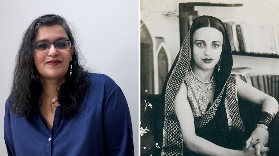 Anita Vachharajani (left) recently received the Bal Sahitya Puraskar for her book on Amrita Sher-Gil