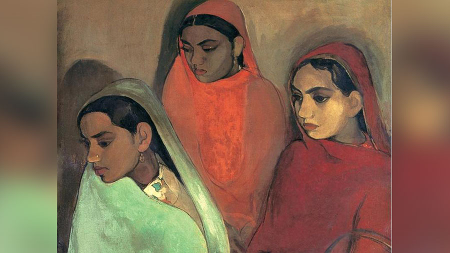 ‘Group of Three Girls’ is Anita’s favourite painting by Sher-Gil