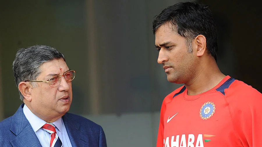 The relationship between Dhoni and N. Srinivasan defined Indian cricket for the best part of the 2010s