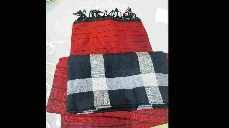 Seven-yard sari, inspired by CM and Tagore’s mother Seven-yard sari, inspired by CM and Tagore’s mother